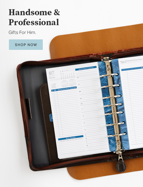 Handsome & Professional. Gifts For Him. Shop Now.