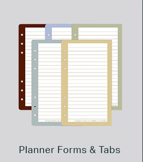 Planner Forms and Tabs.