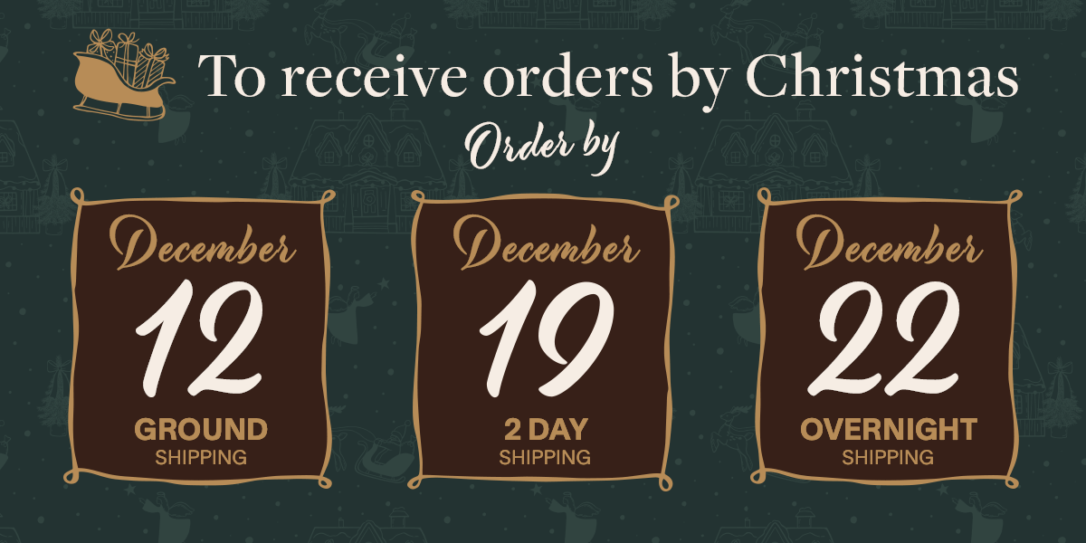 2025 Holiday Gift Guide Shipping Dates