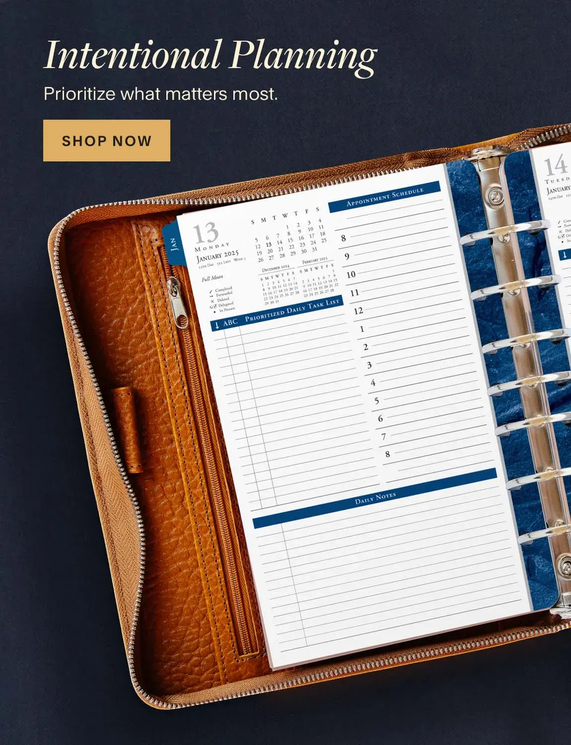 Intentional Planning. Prioritize what matters most. Shop Now.