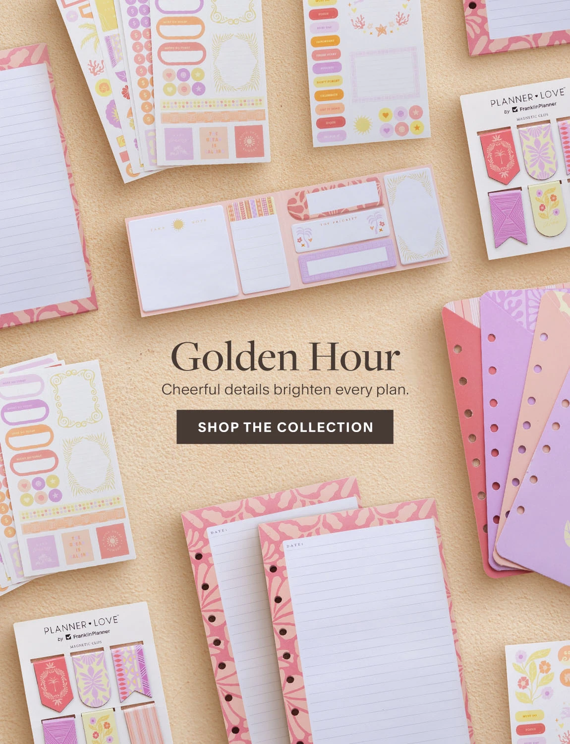 Golden Hour. Cheerful details brighten every plan. Shop the Collection.