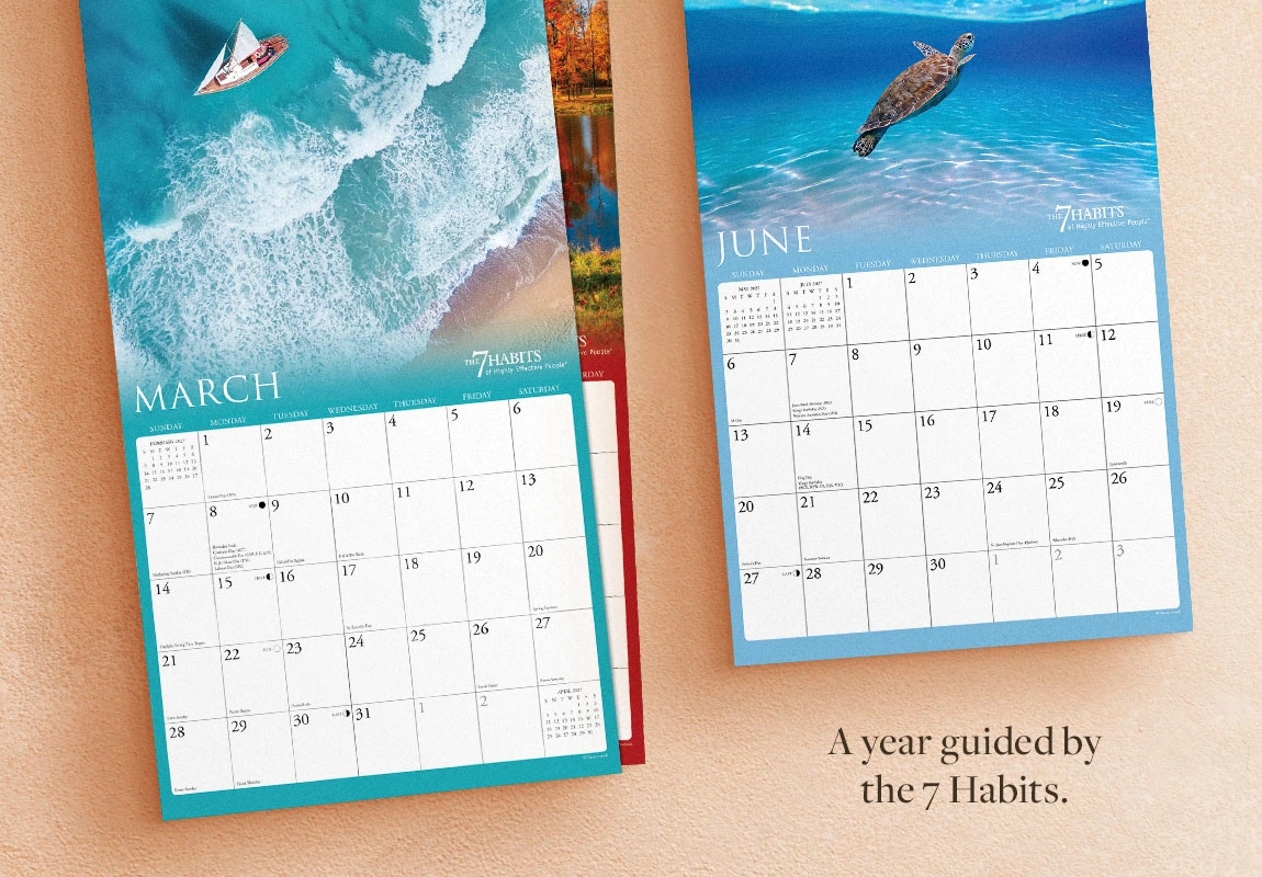 A year guided by the 7 Habits.