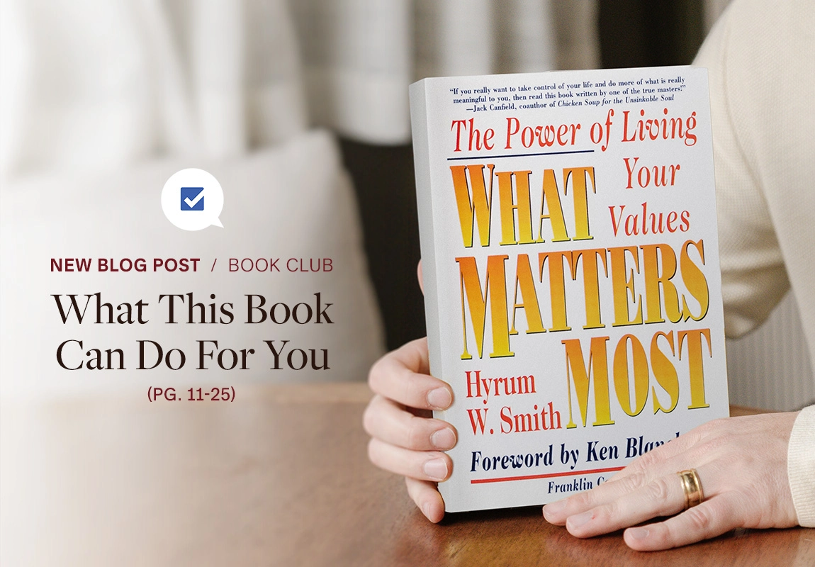 New Blog Post. Book Club. What This Book Can Do For You. Page 11-25.