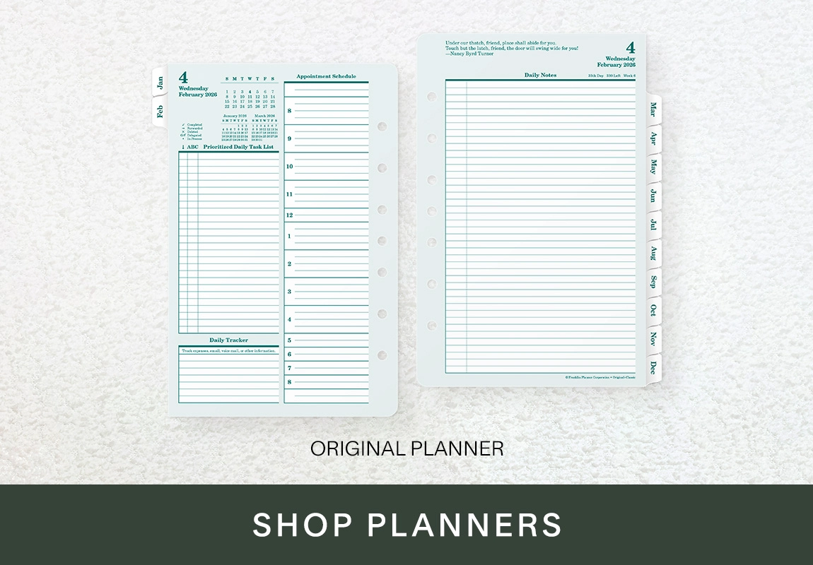 Planners.