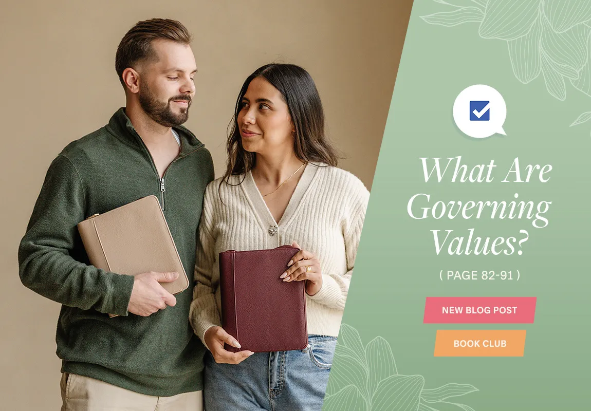 New Blog Post. Book Club. What Are Governing Values? Page 82-91.