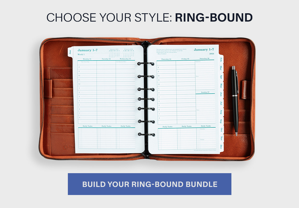 Choose your style - Ring-bound.