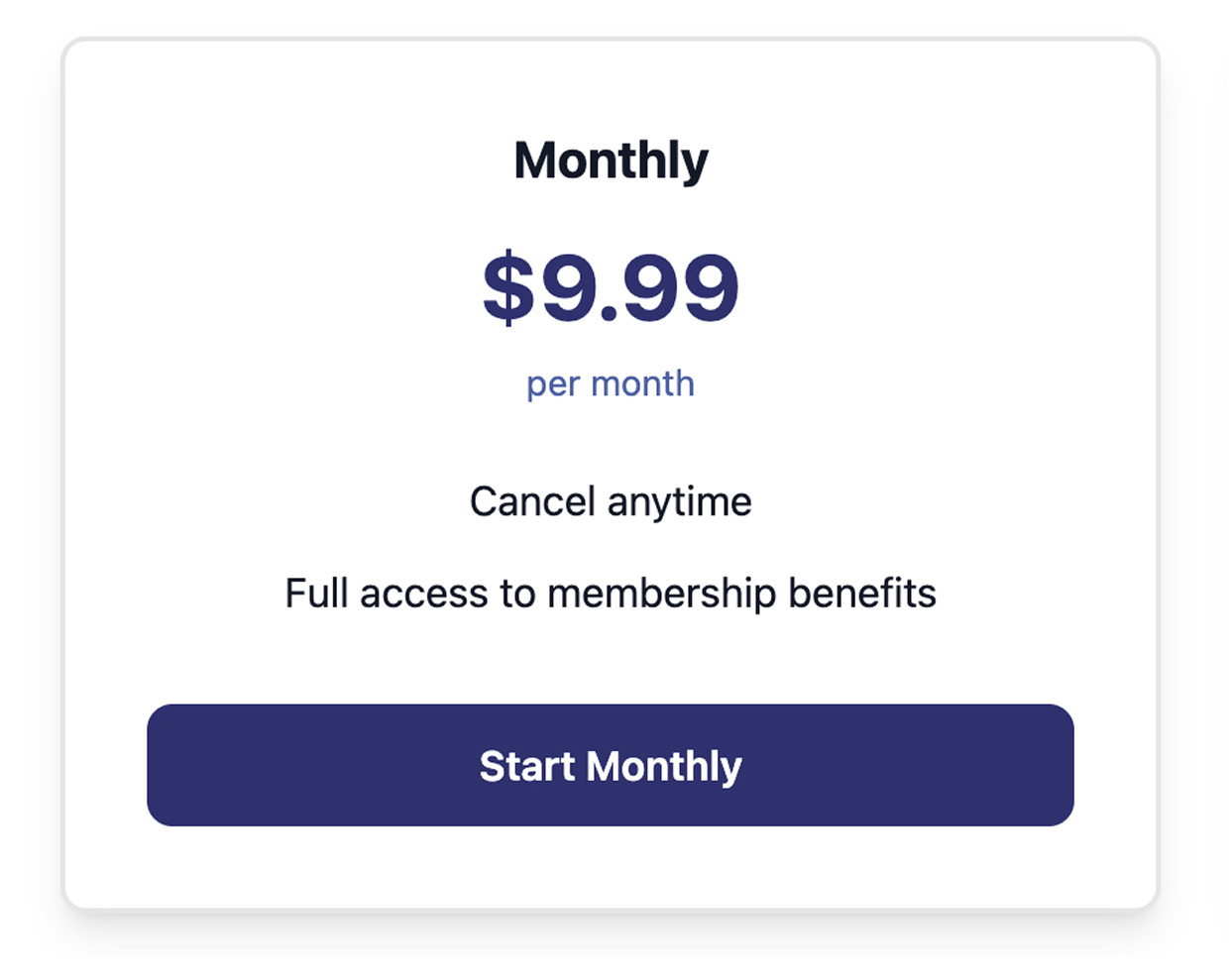 Start monthly for only $9.99 a month.
