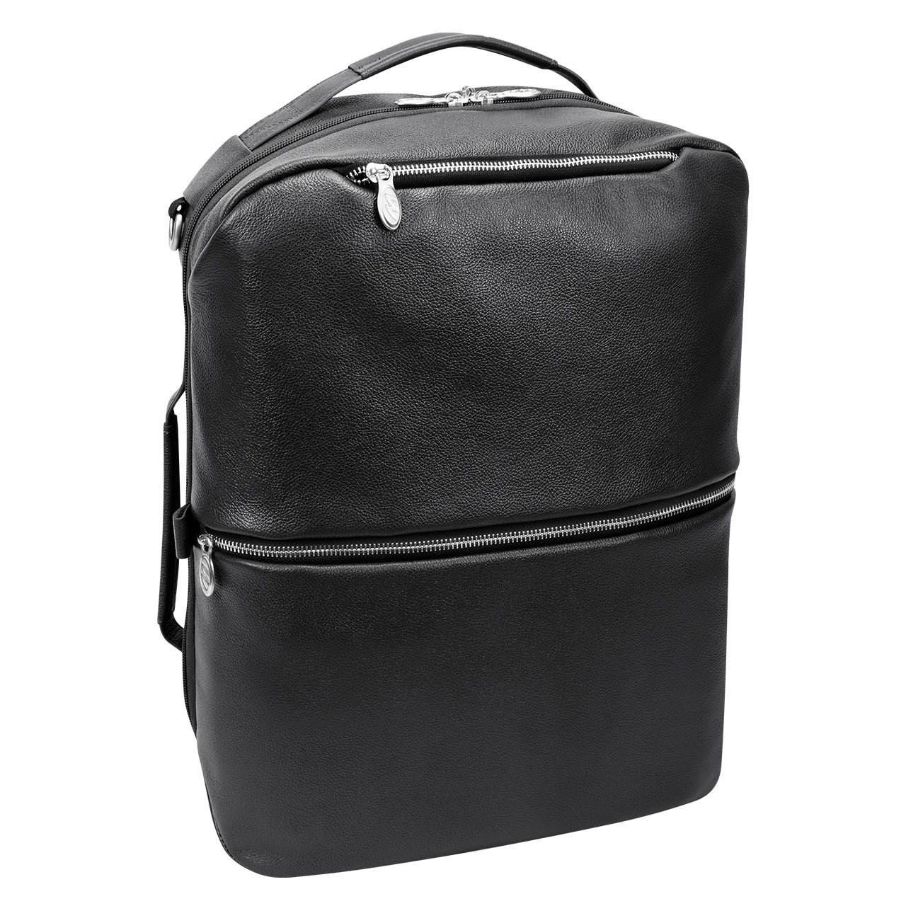 Clinton Leather Detachable Wheeled Laptop Case