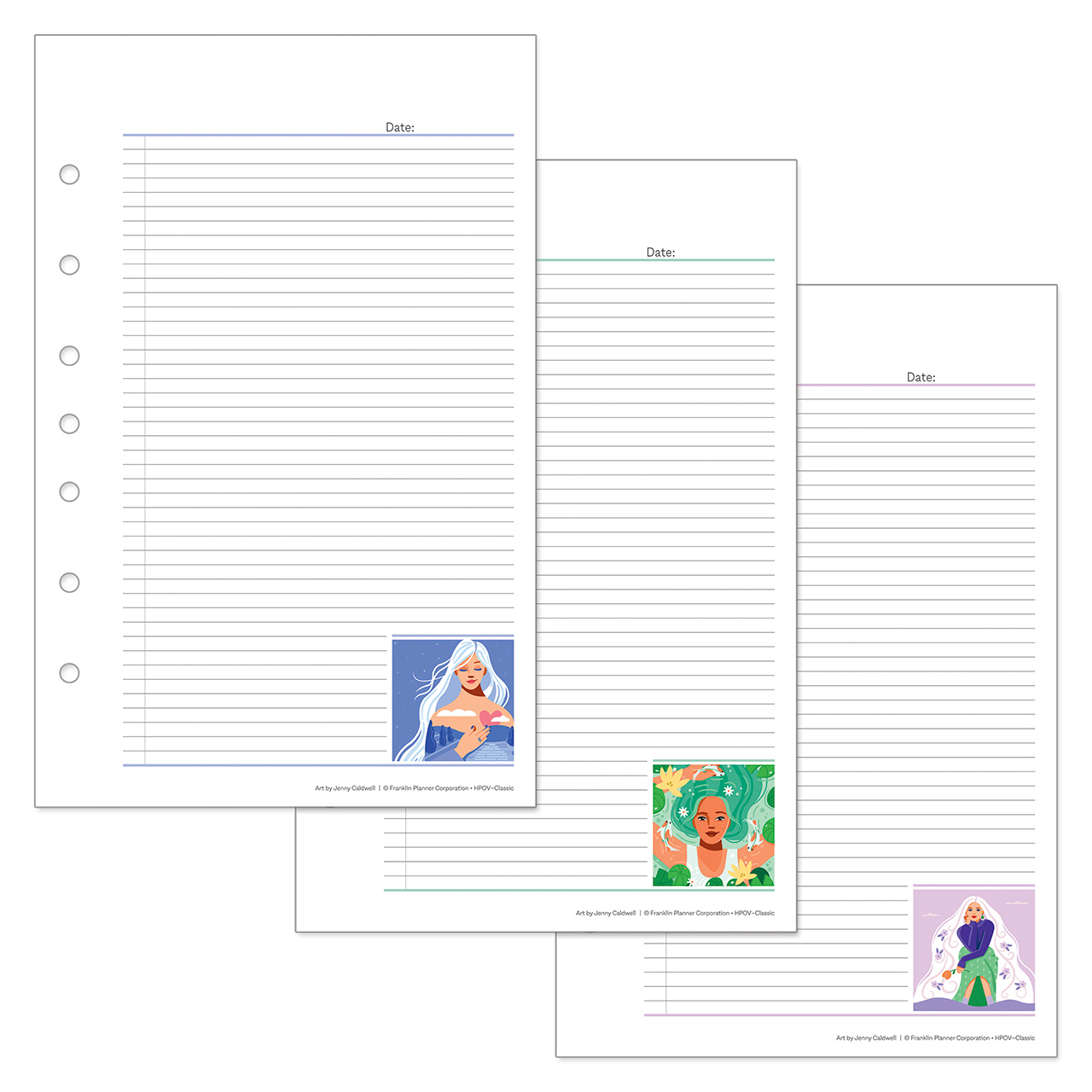Notepad Ring-Bound  Her Point Of View 3 Pack - Jenny (Size: Classic)