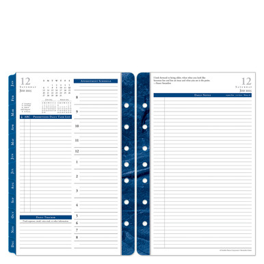 Monticello Two Page Per Day Ring-bound Planner