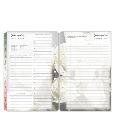 Kenzie Leather Zipper Binder