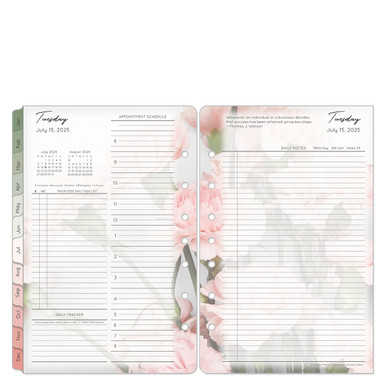 Luisa Simulated Leather Snap Binder