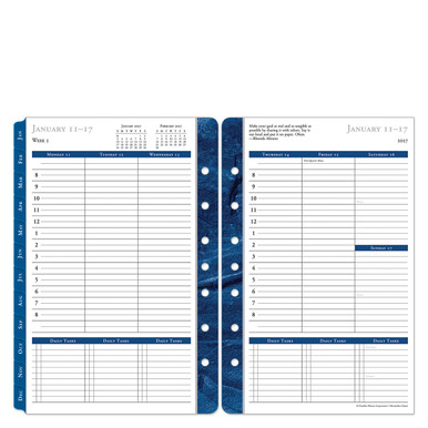 FranklinCovey コンパクト　スケジュール帳 Monticello Two-Page Monthly Planner Tabs | Franklin Planner