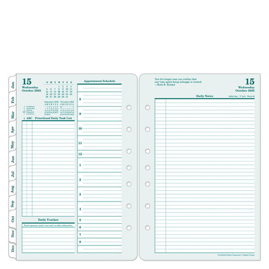 Kenzie Leather Zipper Binder